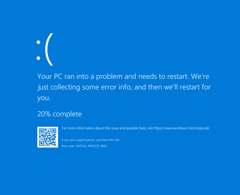 High Quality BSOD Blank Meme Template