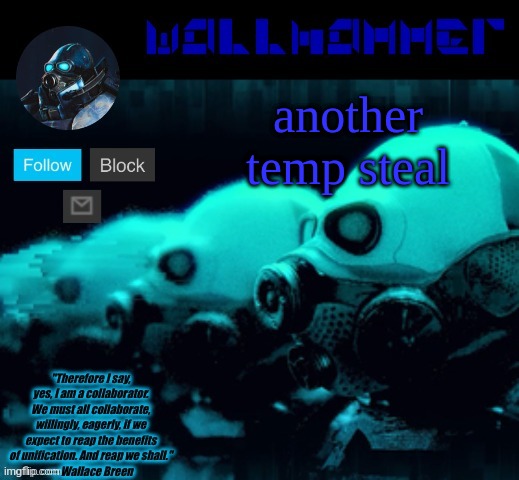 another temp steal | image tagged in announcement temp rev mp | made w/ Imgflip meme maker