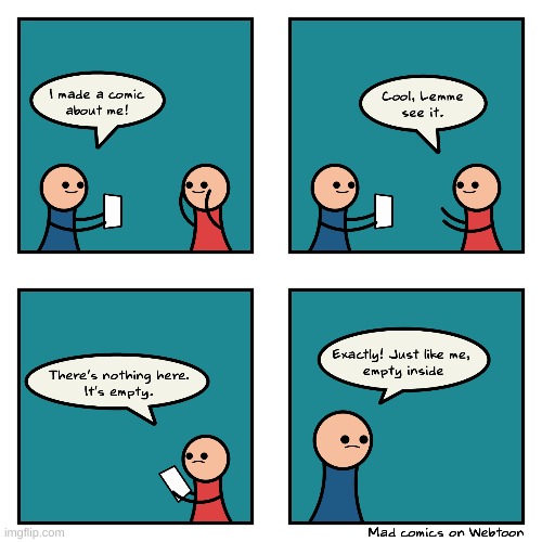 oof | image tagged in comics/cartoons,oof,empty,comic | made w/ Imgflip meme maker