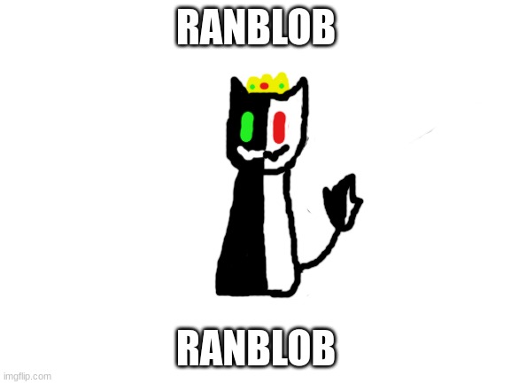 I promise im good at drawing, just not on a computer | RANBLOB; RANBLOB | image tagged in blank white template,drawing,ranboo | made w/ Imgflip meme maker