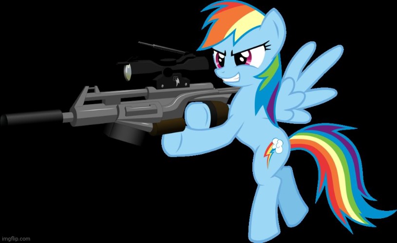 What do you call a MLP Character at the gym? Rambo Dash! | image tagged in gunning rainbow dash | made w/ Imgflip meme maker