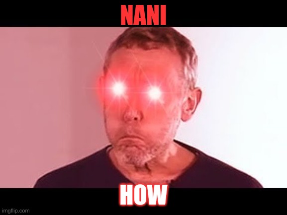 NANI? | NANI; HOW | image tagged in nani | made w/ Imgflip meme maker