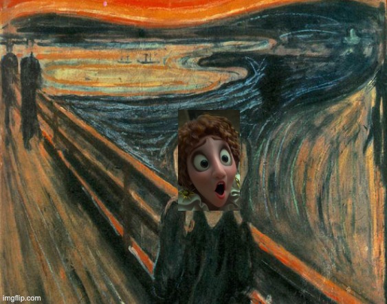 I'm sorry, I just had to | image tagged in encanto,vincent van gogh,scream | made w/ Imgflip meme maker