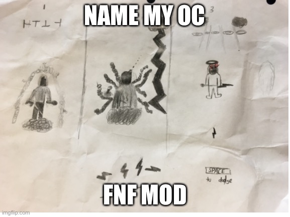 My oc | NAME MY OC; FNF MOD | image tagged in fnf | made w/ Imgflip meme maker