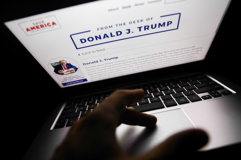 Donald Trump blog failed Blank Meme Template