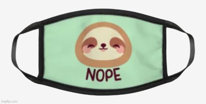 Sloth face mask transparent | image tagged in sloth face mask transparent | made w/ Imgflip meme maker