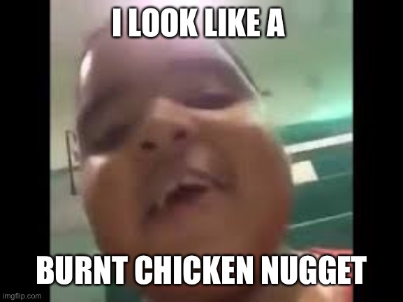 I LOOK LIKE A BURNT CHICKEN NUGGET | made w/ Imgflip meme maker