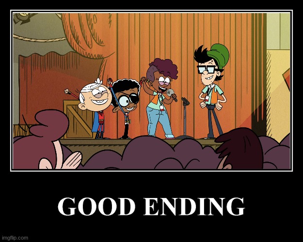 Kings of the Con (Good Ending) | image tagged in the loud house | made w/ Imgflip meme maker