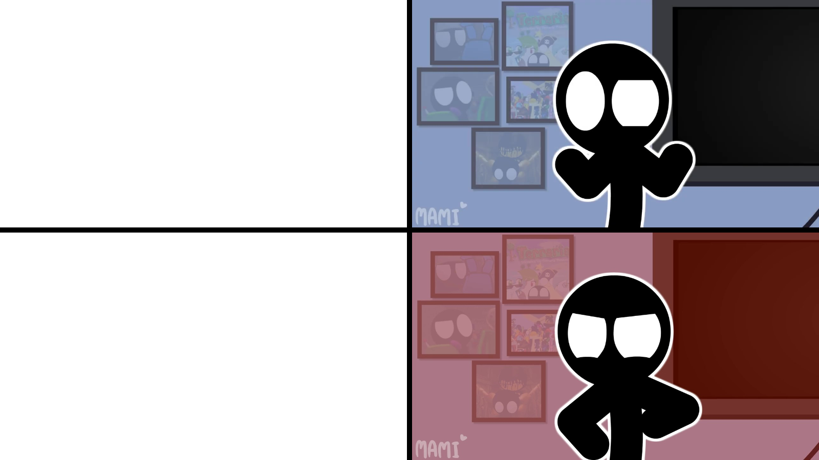 People When Don't Know vs People When Know Ver.JzBoy Blank Meme Template