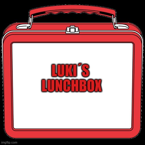 lunchbox | LUKI´S 
LUNCHBOX | image tagged in lunchbox | made w/ Imgflip meme maker