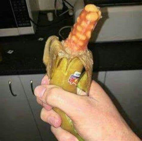 High Quality cursed banana Blank Meme Template