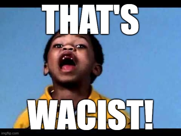 That's racist 2 | THAT'S WACIST! | image tagged in that's racist 2 | made w/ Imgflip meme maker