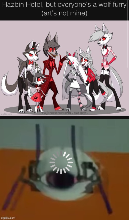 my brain is processing the quantity of cringe in this image | image tagged in loading wheatley crab | made w/ Imgflip meme maker