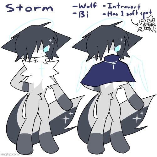 storm redesign :p | image tagged in ibispaint,how does one draw with the finger,help,stop reading the tags | made w/ Imgflip meme maker