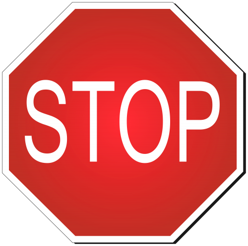 High Quality stop sign Blank Meme Template