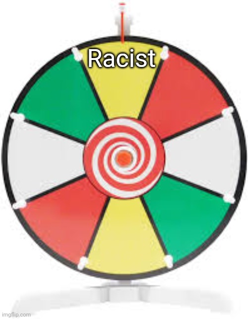 Spinning Wheel | Racist | image tagged in spinning wheel | made w/ Imgflip meme maker