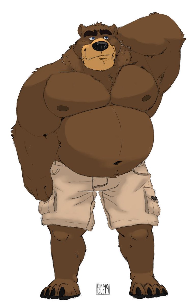 fat bear belly