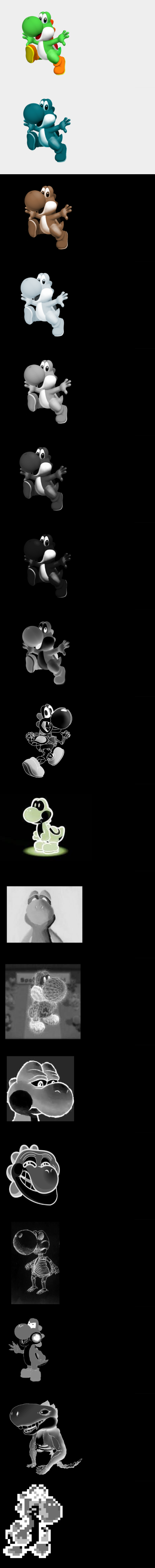 Yoshi Becomes Uncanny(Fixed) Blank Meme Template