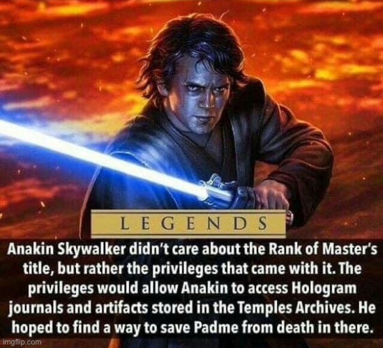 Anakin was always trying to do the right thing | image tagged in star wars,facts | made w/ Imgflip meme maker