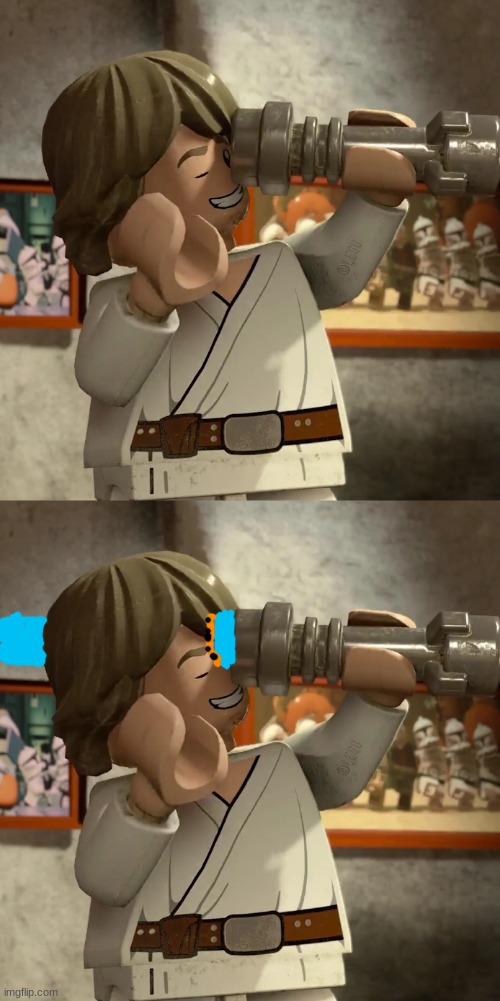 telescope I think not | image tagged in lego,star wars | made w/ Imgflip meme maker