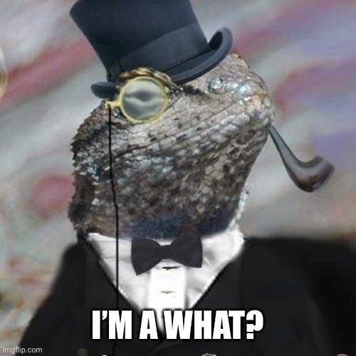 Lizard Squad | I’M A WHAT? | image tagged in lizard squad | made w/ Imgflip meme maker