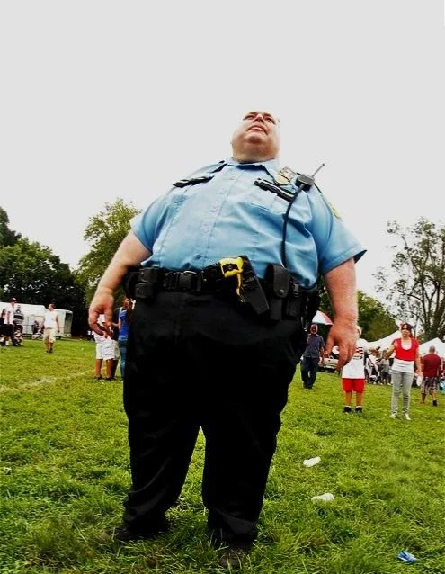 High Quality Fat Cop Blank Meme Template