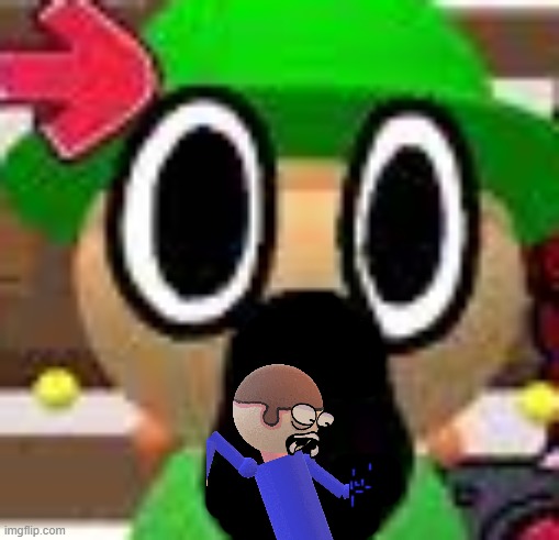e | image tagged in sugar rush bandu | made w/ Imgflip meme maker