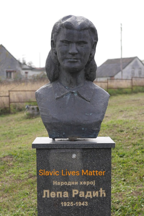 Lepa Radić | Slavic Lives Matter | image tagged in lepa radi,slavic lives matter | made w/ Imgflip meme maker