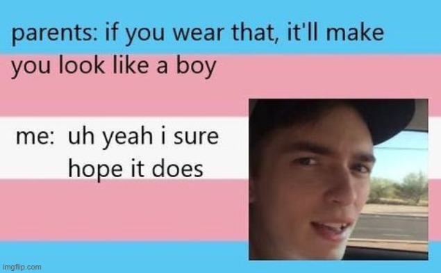 Im now done with trans memes i promise | made w/ Imgflip meme maker