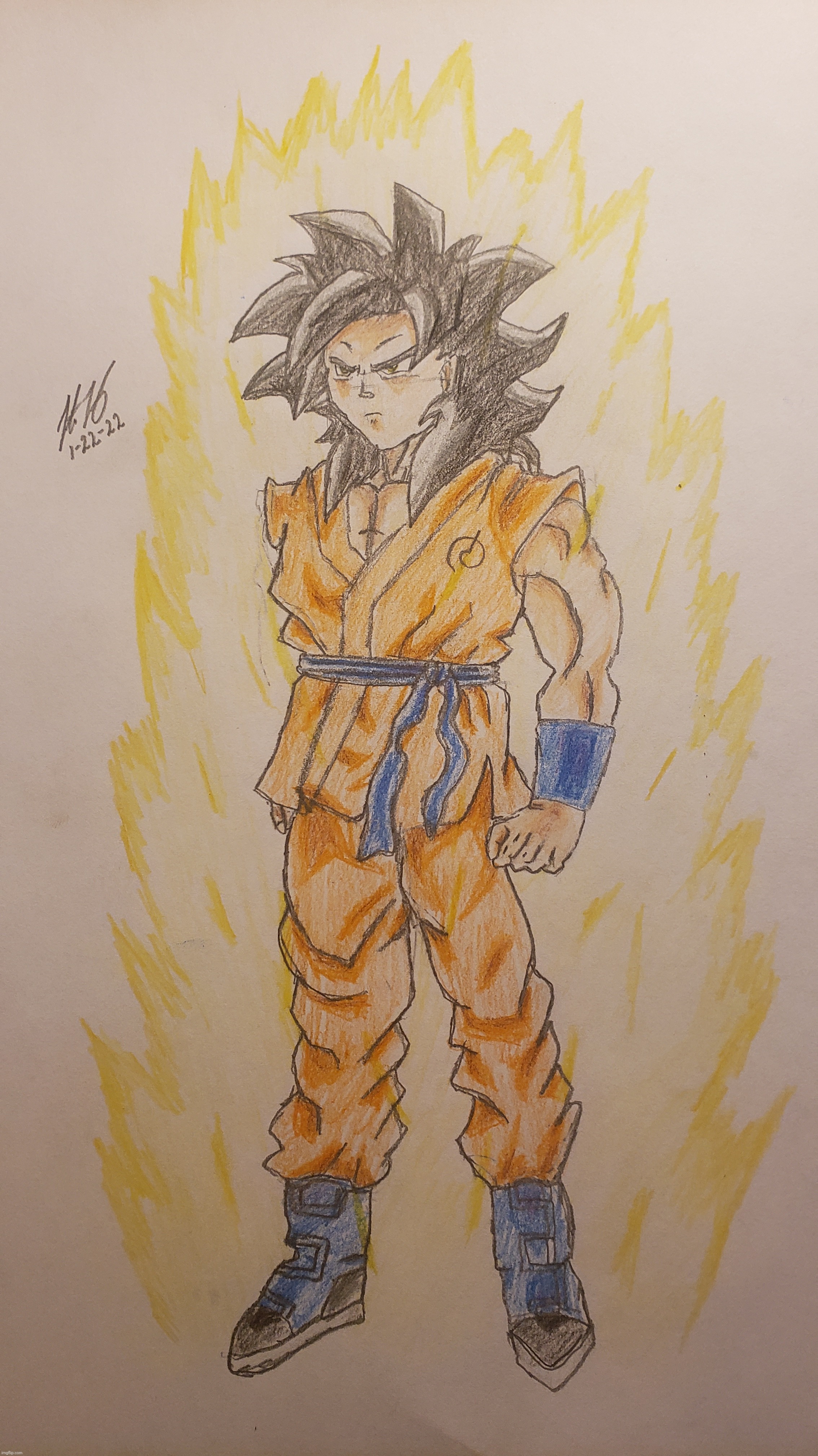Wrathful Super Saiyan Goku | made w/ Imgflip meme maker