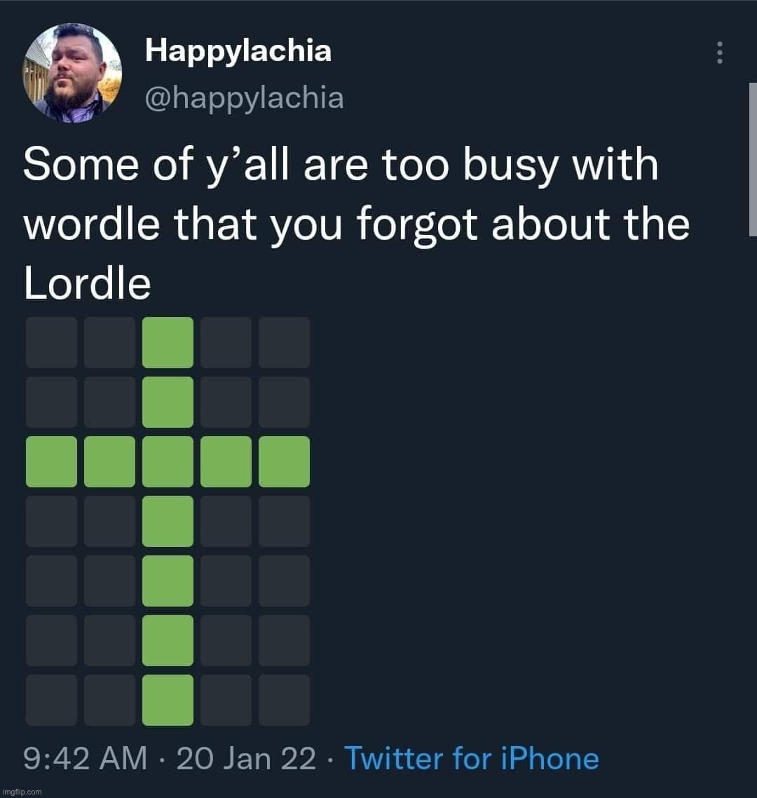Forgot about the Lordle | image tagged in forgot about the lordle | made w/ Imgflip meme maker