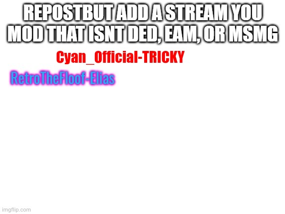 Cyan_Official-TRICKY | made w/ Imgflip meme maker