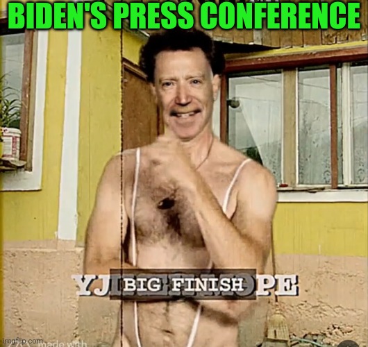BIDEN'S PRESS CONFERENCE | made w/ Imgflip meme maker