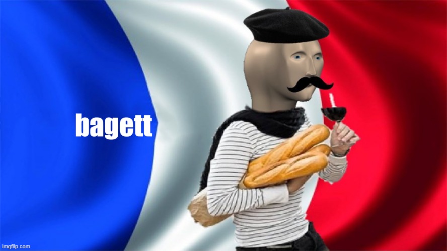 meme man bagett | image tagged in meme man bagett | made w/ Imgflip meme maker