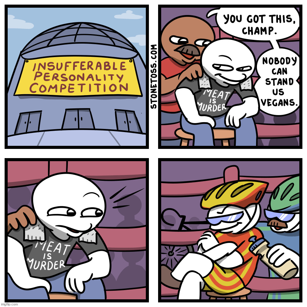 Insufferable people | image tagged in suffering,comics/cartoons | made w/ Imgflip meme maker