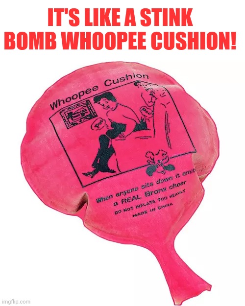 IT'S LIKE A STINK BOMB WHOOPEE CUSHION! | made w/ Imgflip meme maker