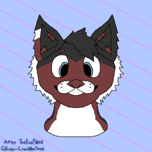 My friend's fursona! Art by me, character by them ^^ | made w/ Imgflip meme maker