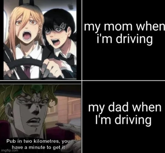 Casually runs over people in the street | image tagged in anime | made w/ Imgflip meme maker