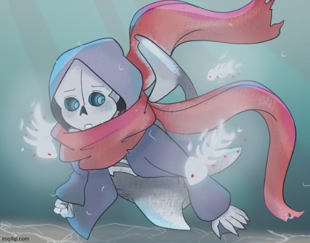 H.Ran_Art&Comics — Dust Sans from Dust Tale