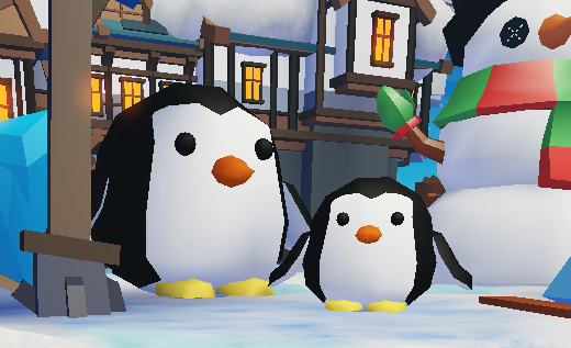 High Quality Roblox Bedwars Penguins Blank Meme Template