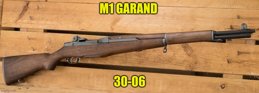 M1 GARAND 30-06 | made w/ Imgflip meme maker