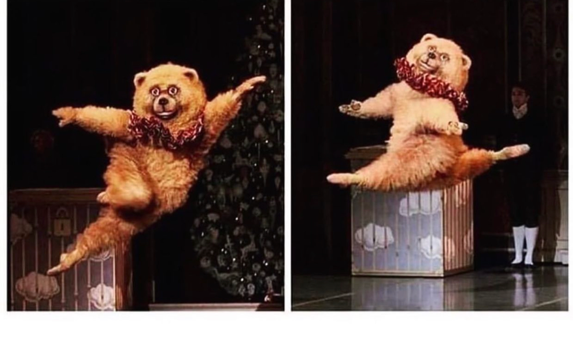 Dancing bear Blank Meme Template