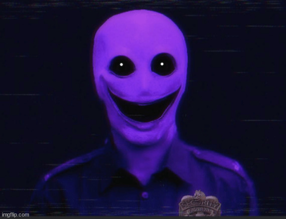 Realistic purple guy | image tagged in realistic purple guy | made w/ Imgflip meme maker