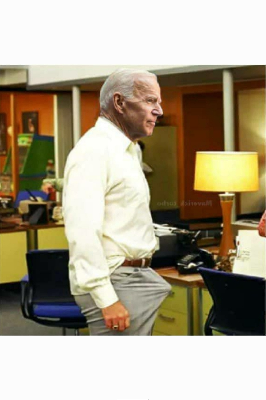 High Quality Joe Biden Boner Blank Meme Template