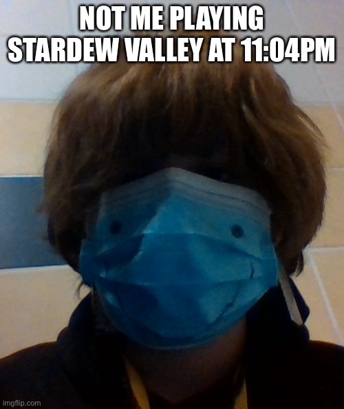 scarri honu | NOT ME PLAYING STARDEW VALLEY AT 11:04PM | image tagged in scarri honu | made w/ Imgflip meme maker