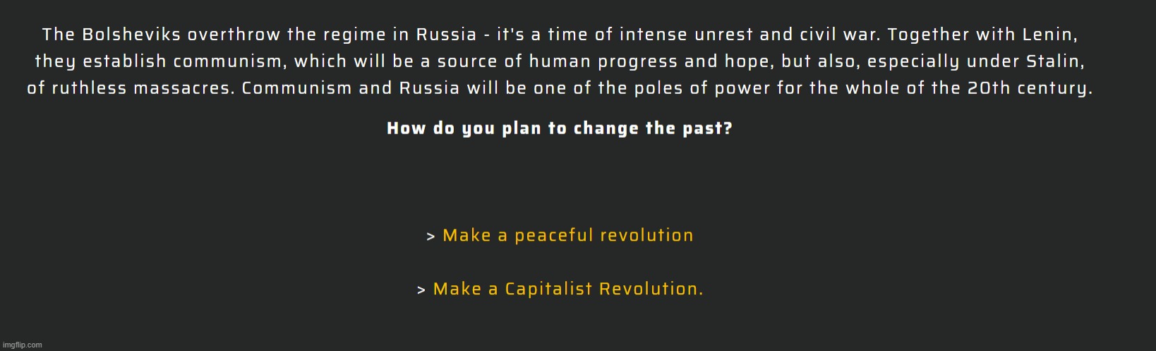How shall we change the Russian Revolution | made w/ Imgflip meme maker