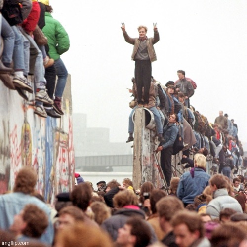 Berlin Wall Fallen | image tagged in berlin wall fallen | made w/ Imgflip meme maker