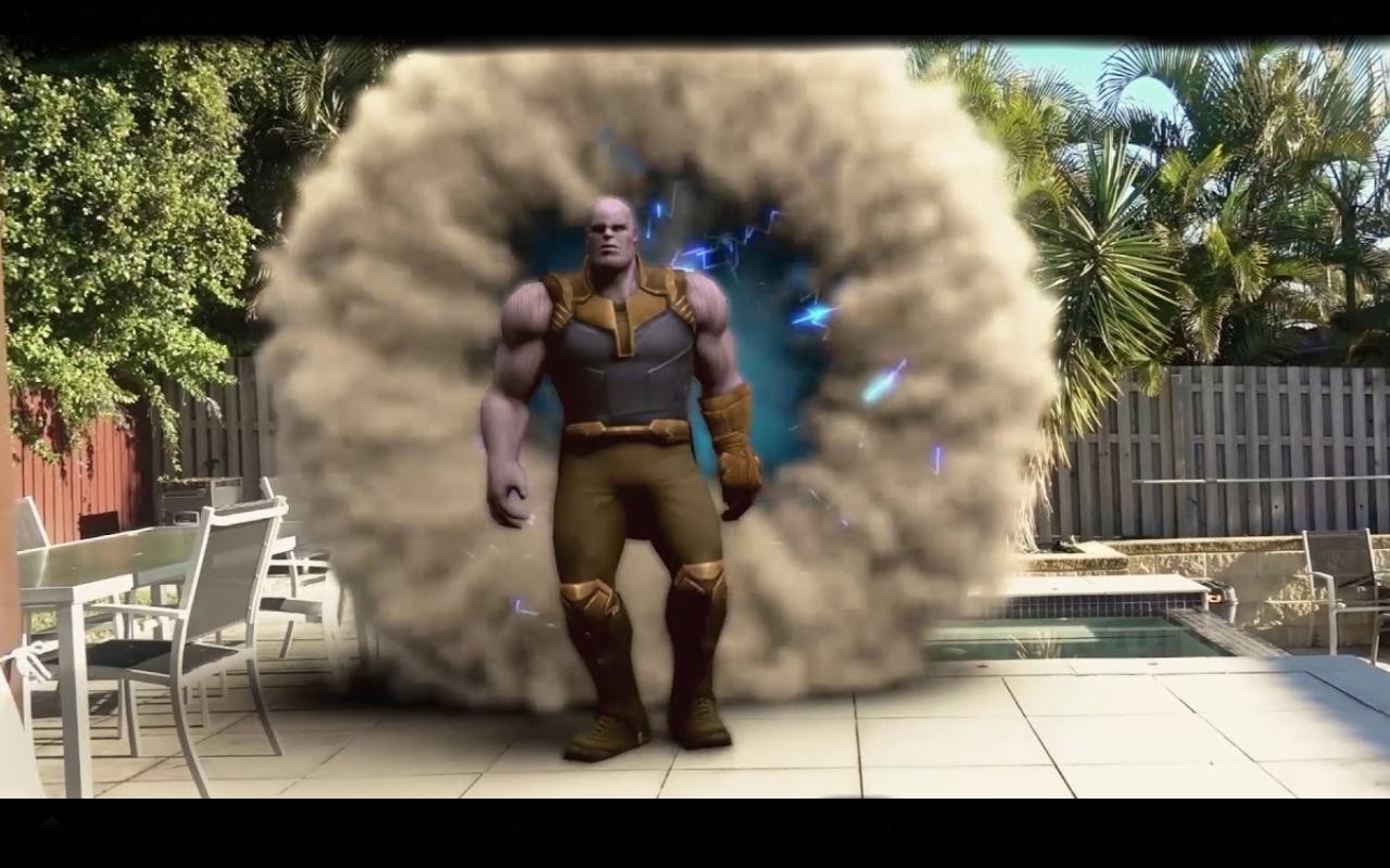 High Quality Thanos teleporting meme Blank Meme Template