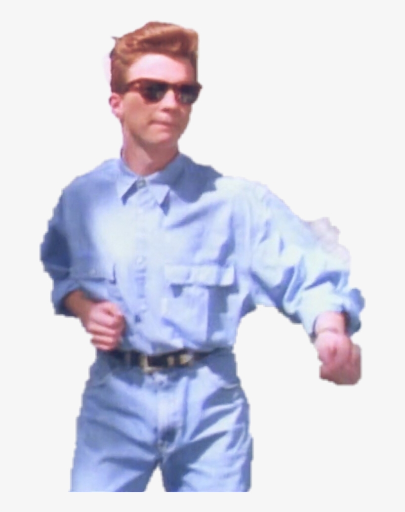 High Quality Never gonna give you up Blank Meme Template