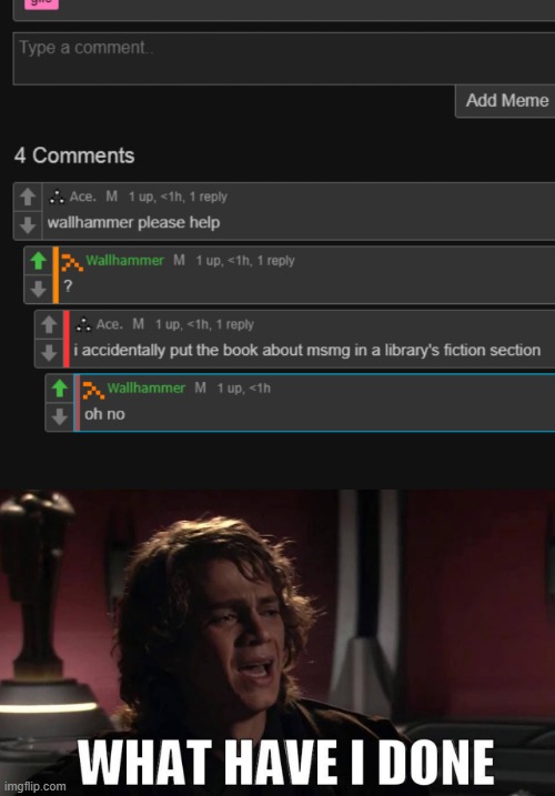 image tagged in anakin what have i done | made w/ Imgflip meme maker